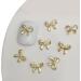 20pcs 3D Metal Nail Bowknot Nail Decorations DIY Nails Art Accessories For Eye Catching Looks Nail Ornaments 03gold - Buy Online on GoSupps.com