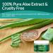 Organic Aloe Vera Gel 12 Oz - Clinically Tested & Dermatologist Approved for Hydrated Skin & Hair | Allurials Aloe Gel for Acne, Sunburn, and Dandruff Relief - Buy Online on GoSupps.com