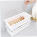 Alipis Box Chopsticks Box Drain Box Metal Chopsticks Metal Tray Useful Chopsticks Holder Household Drawer 28X12.7X7.2CM White - Buy Online on GoSupps.com