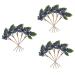 Zerodeko 15 Pcs Artificial Berry Cuttings Artificial Berry Stem Decoration Fake Berry Faux Greenery Garland Faux Floral Artificial Berry Picks Blue Decorations Plant Iron Branch Christmas Dark Bluex3pcs 18X7.5X3CMx3pcs