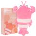 Infowush Microwave Wireless Heating Pad for Pain Relief Lobster Plush Heating Pad with Removable Lavender Scented  Heatable Stuffed Animal Hot Therapy for Cramps Back and Neck Pink