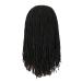 Lady Miranda Black Dreadlock Headband Wig for Women and Men - Medium Twist Afro Synthetic Dreadlock Wig - Buy Online on GoSupps.com
