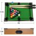 Benfu Mini Table Billiards Game Set - Includes Pool Table, 15 Colorful Balls, Cue Ball, Sticks, Chalk & Triangle - Perfect for Home and Office Desktop Fun - Buy Online on GoSupps.com