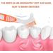 Shop Ingjia 2-Piece Portable Prosthesis Cleaning Brushes | Double-Sided Teeth Cleaners in 4 Colors Ideal for False Teeth Care - Buy Online on GoSupps.com