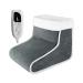 Electrical foot warmer foot warm electrical foot heating with 6 temperature levels and automatic switch -off overheating protection fluffy washable inner lining for shoe size up to 46 (dark gray) Dark Gray