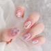 Semi Cured Gel Nails Strips 20 Stickers Nail Wraps Soft Self-Adhesive Gel Nail Stickers Salon-Quality Gel Nail Strips for Nails French Tip Manicure UV/LED Lamp Required (Garden-271) - Buy Online on GoSupps.com