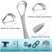2 Pieces Stainless Steel Tongue Cleaner & Scraper Set - Oral Hygiene & Fresh Breath in Convenient Box - Buy Online on GoSupps.com