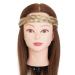 Tess Braided Hair Band Tie | Adjustable Hair Headband for Women | 3.8cm Wide Light Gold Blonde Extensions - Buy Online on GoSupps.com