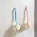 JAMSTONE 2-in-1 Shower Body Brush with Long Handle - Blue | Dry Brushing for Lymphatic Drainage & Exfoliation - Buy Online on GoSupps.com
