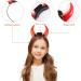 Holibanna Devil Horns Headband LED Light Up Hairband Red Demon Horns Head Boppers Fancy Evil Witch Costume Headwear for Cosplay Dress up Party Supply - Buy Online on GoSupps.com