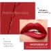 2 Pack Semi-Matte Liquid Lipstick Tinted Red Lip Gloss Moisturizing Lip Plumping Nude Color Lipstick for Women Girls Lightweight Finish Non-Sticky Long Lasting - Buy Online on GoSupps.com