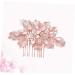 FRCOLOR Floral Hair Comb Bridal Hair Pin Bridal Headpiece Tiara Hair Accessories Bridal Headdress Comb Wedding Bride Bridal Hair Comb - Buy Online on GoSupps.com