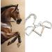 Buy Mund-D-Ring Comfort Bridle - Stainless Steel Copper Roll Horse Bite - Portable Racing Accessory 250x105mm - Buy Online on GoSupps.com