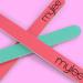 Mylee Double-Sided Nail Files (Pack of 3) Professional Manicure Prep Tool to Shape and Repair 180/240 Grit to File and Contour Suitable for Acrylic Natural Nails and Gel Polish Removal - Buy Online on GoSupps.com
