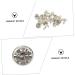 Operitacx 60 pcs DIY Chic Rivets Crafts Nails Bags Leather Re Craft Bag Clothing Clothes Durable Practical - Buy Online on GoSupps.com