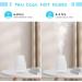 Homeweeks 100ml Colorful Essential Oil Diffuser - Adjustable Mist Mode, Auto Off - Aroma Diffuser for Bedroom/Office/Trip - Basic White - Buy Online on GoSupps.com
