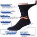 Facool Diabetic Socks X-Large Multicolor 6 Pairs - Non-Binding Cotton Crew Socks for Men and Women - Cushioned, Seamless Toe - Buy Online on GoSupps.com