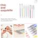 FRCOLOR 1 Set Nail Pen Polly Gel Wear-resistant Dotting Tools Nail Tools 2- Way Dotting Pens Pro Tools Para U as Dotting Supply Nail Painting Tools Nail Art Tool Pull Wire Painted Abs - Buy Online on GoSupps.com