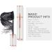 Mascara Haute Pigment Encre 4D tanche Mascara Fibre de Fibre de Fibre de la Soie Mascara Mascara Noir Curling Cils pais Mascara Oeil Maquillage (Couleur : 1) - Buy Online on GoSupps.com