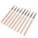 NOLITOY 9pcs Nail Art Liner Brushes Pens Nail Art Point Drill Drawing Brush Pen Manicure Tool Nail Art Design Dotting Pen Tools for DIY Manicure
