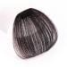 Bangs Bangs Hair Clip in Bangs Heat Resistant Thin Bangs Fringe Bangs Clip on Hairpiece One Piece in Fringe Natural Flat Air Bangs Hair Extensions for Women for Women Curved Bangs for Daily Wear (C A Natural Black
