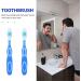 Beavorty 6-Piece Soft Toothbrush Set - Big Head Gentle Bristles for Travel & Home Use | Ideal for All Ages - Buy Online on GoSupps.com
