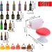 Toilet Cake Topper and Miniature Wine Bottle Cupcake Toppers - Funny Dollhouse Decor for Bachelorette Party | Set of 21 - Buy Online on GoSupps.com