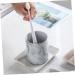 Homsfou 2-Piece Marble Ceramic Tray Set - Multi-Purpose Storage Decor for Valentine's Day - Exquisite Dark Gray 13.8x10.2cm - Buy Online on GoSupps.com
