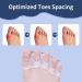 ZnnaYoha Soft Gel Toe Separators (4 PCS) - Bunion Corrector for Foot Pain Relief - Universal Size - Buy Online on GoSupps.com