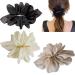 3PCS Large Flower Hair Clips Pins - Chiffon Silk Soft Snap Barrettes for Women & Kids | Wedding Bridal Prom Party Hair Styling Accessories - Buy Online on GoSupps.com