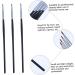 Balacoo 15 Pcs Fine Eyeliner Brush Gel Eyeliner Eye Liner Applicator Eyeliner Applicator Eye Shadow Cosmetic 18x0.4cmx3pcs Blackx3pcs - Buy Online on GoSupps.com