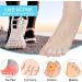 Silicone Small Toe Sleeves 20PC White - Toe Caps for Corns, Blisters, Ingrown Nails - Buy Online on GoSupps.com