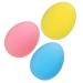 Lalafina 3st Handtball Hand exercise trigger point ball Egging finger handle gain gel toys gel-squeeze ball handle ball hand squeezing ball Egg shaping TPE fitness massage 5.8x4.4cm sorted color