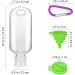 Buy Cabilock 50ml Refillable Travel Containers - 10 Portable Plastic Bottles with Hooks for International Shipping - Buy Online on GoSupps.com