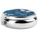 Blue Dragonfly Mini Round Pill Box | 3 Compartment Travel Organizer | Portable Medicine Case for Home & Office Use - Buy Online on GoSupps.com