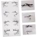 OHPHCALL 4 Pairs Halloween Eyeliner Stickers Black Eyeshadow Black Out Stickers Clown Makeup Eye Stickers Pvc - Buy Online on GoSupps.com