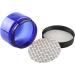 Buy Tianzd 12-Piece Small 150ml Blue Plastic Cream Cans | Cosmetic Containers with Black Lid & Spatulas | International Shipping - Buy Online on GoSupps.com