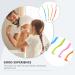 Small Toothbrush Set - 4pcs Double-Ended Interspace Brush for Braces & Detailed Oral Care - Buy Online on GoSupps.com