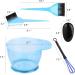 Professional Hair Dyeing Kit - 5 Pcs Blue Set for Salon & Home | Dye Brush, Comb, Tinting Bowl, Ear Caps, Dye Mixer - Buy Online on GoSupps.com