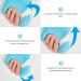Buy Big Brace Orthotic Bunion Cushion Sleeve & Separator | Sky-Blue Left | Comfort for Men & Women - International Shipping Available - Buy Online on GoSupps.com