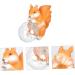 1pc Decorative Lights para Mesa De Lantern Decor Nativity Ornaments Solar Animal Lamp Garden Light Decoration Solar LED Animal Scene Lamp Ornament Resin Light (Orange) - Buy Online on GoSupps.com