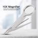 Magnifying Glass Tweezer Tweezer with Magnifier Stainless Steel 10X Magnifier Portable Multifunctional for Wacth Repair Watchmakers - Buy Online on GoSupps.com
