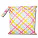 Egurs Wetbag Waterproof Reusable Diaper Bag Nappy Bag Color Grid M 30 * 28cm M 30*28cm Color Grid