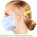 Genelion 5pcs Mask Extender Adjustable Anti-slip Mask Extension Hook Ear Protector Yellow Buckle Strap Ear Grip For Adults Kids - Buy Online on GoSupps.com