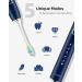 7am2m Sonic Electric Toothbrush with 6 Brush Heads for Adults and Kids Wireless Fast Charge One Charge for 60 Days 5 Modes with 2 Minutes Built in Smart Timer Electric Toothbrushes(Navy Blue) No Travel Case Navy Blue - Buy Online on GoSupps.com