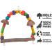 HappyBird Parrot Swing | New Riccos Coco Swing Large 40.5x10x38cm for Ultimate Bird Fun International Shipping Available - Buy Online on GoSupps.com