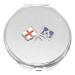 Masonic England Compact Mirror Handbag Gift With Free Engraving 233
