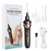 Electric Ear Scoop Rechargeable Led Ear Cleaning Tool Quiet Safe Low Noise Portable Ear Cleaner for Kids Adults Black