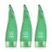 Holika Holika Aloe 99% Soothing Gel with 99% Aloe Leaf Juice from the Pristine Island of Jeju (55ml x 3)