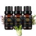 Aromatherapy Clary Sage Essential Oil Set for Diffuser 3X10ml 100% Pure Fennel Essential Oil Kit for Humidifier-Fennel Clary Sage Cypress Essential Oils Set Aromatherapy Cypress Essential Oils Kit